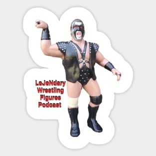 LeJeNdary Wrestling Figures Podcast Brace Sticker